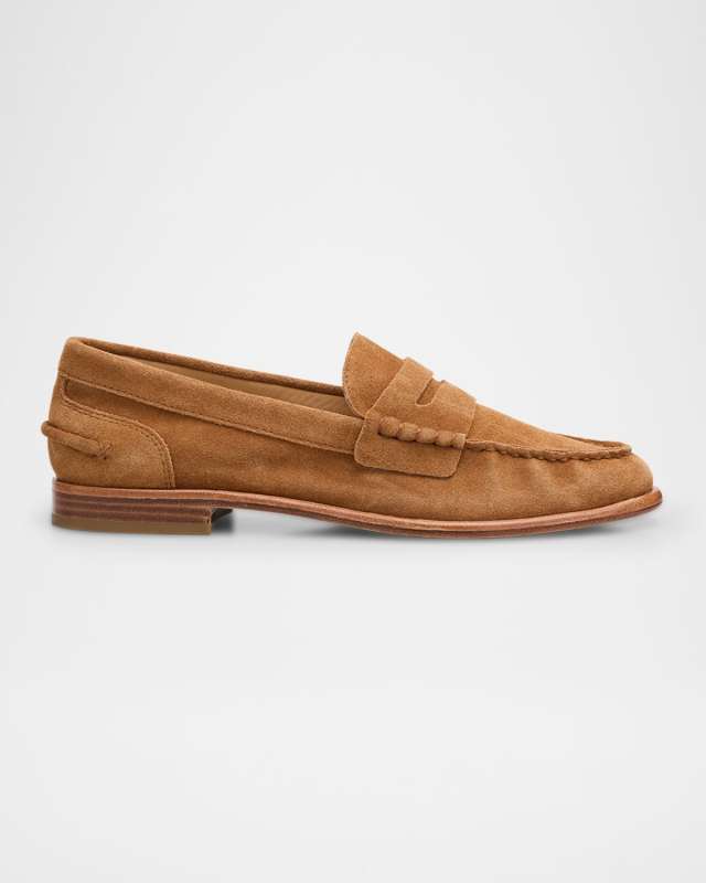 Carter Suede Penny Loafers